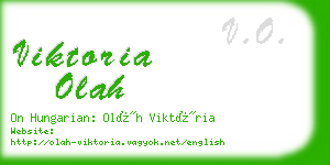 viktoria olah business card